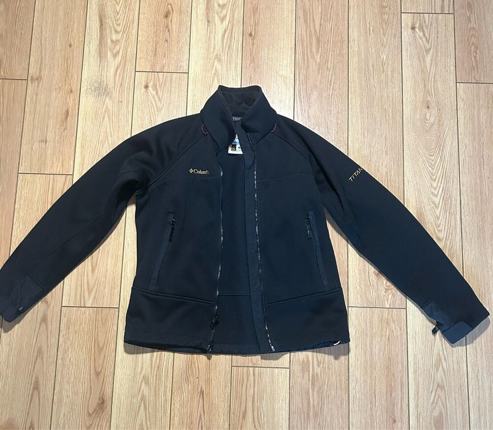 COLUMBIA Tech Titanium Soft Shell Jacket Women's SMALL - Full Zip Lightweight